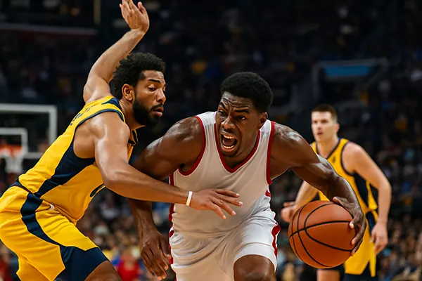 Action intense NBA